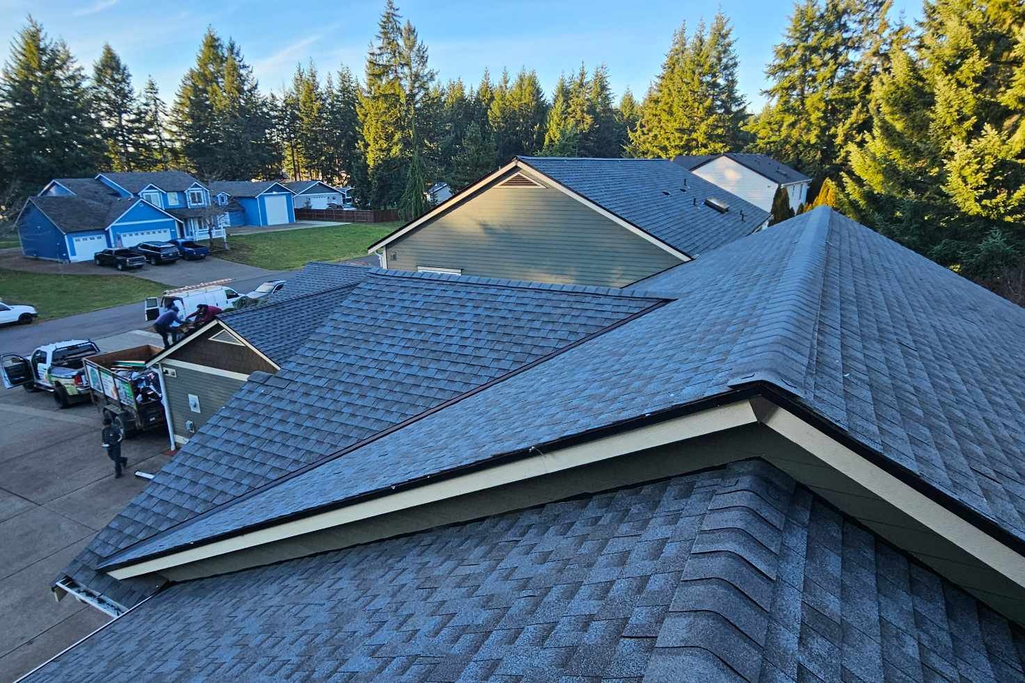 Modern commercial building requiring commercial roofing